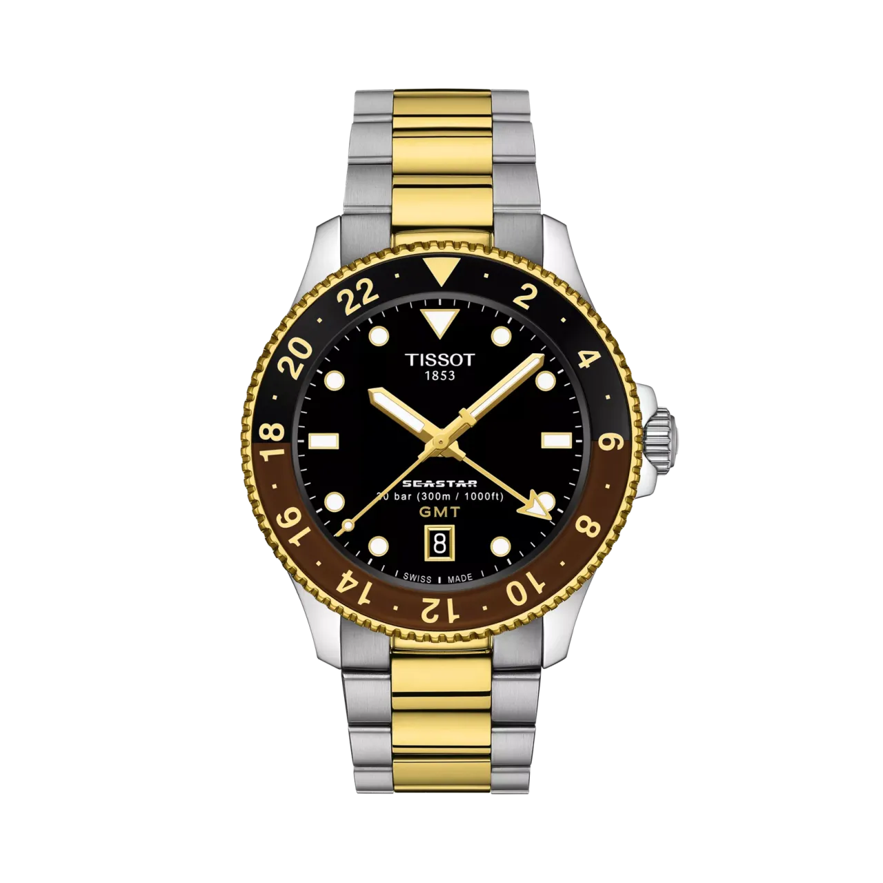 Tissot Seastar 1000 GMT Siyah T1208522205100