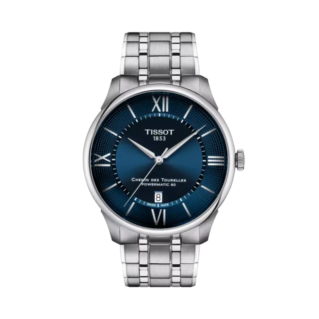 Beğenmek için çift tıkla Tissot Chemin Des Tourelles 42mm Mavi T1394071104800 Görsel 1