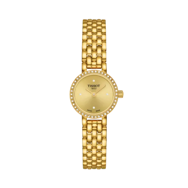 Beğenmek için çift tıkla Tissot Lovely Round 19.5mm Şampanya T1400096302600 Görsel 1