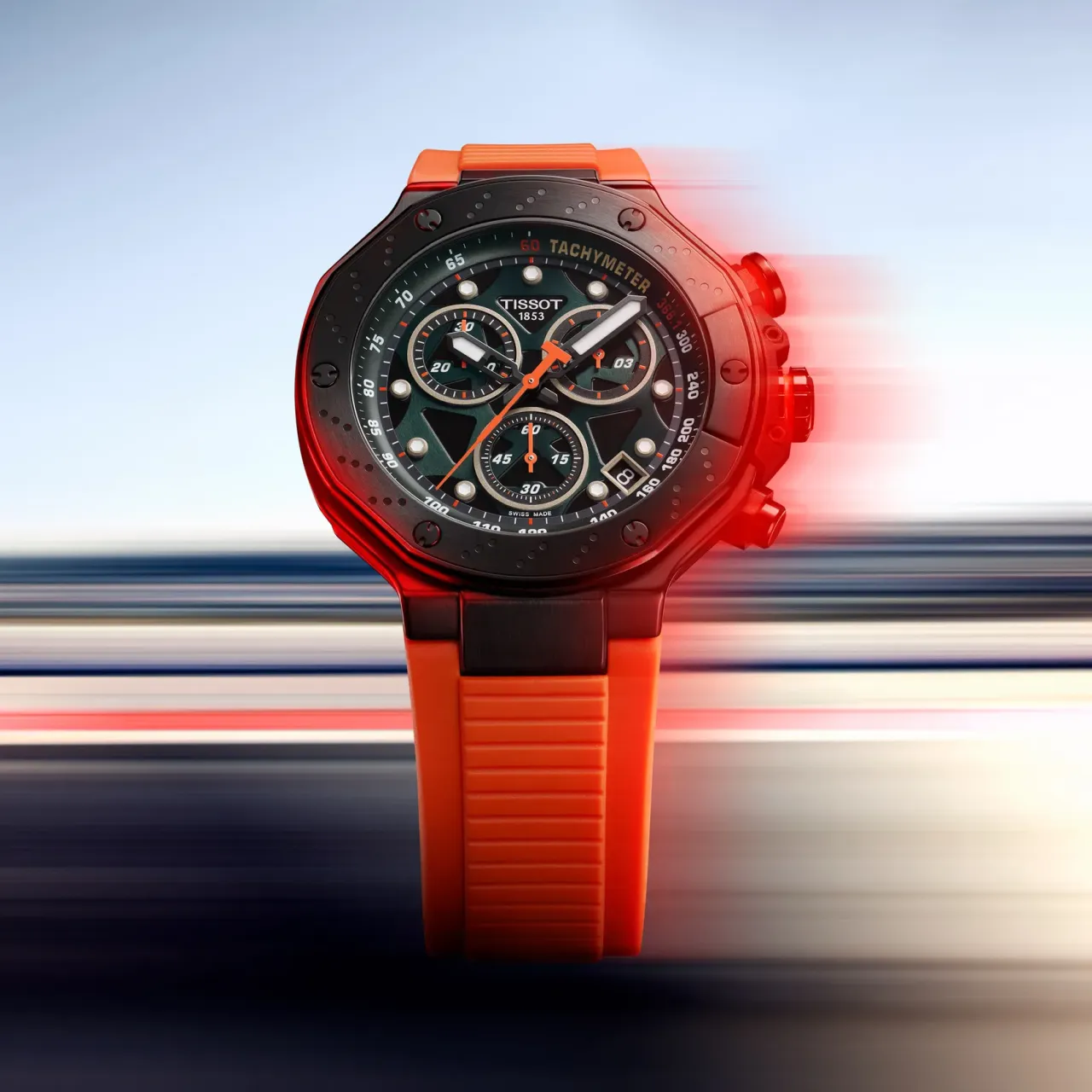 Tissot T-Race 45mm Siyah T1414173705102 detay görseli 5