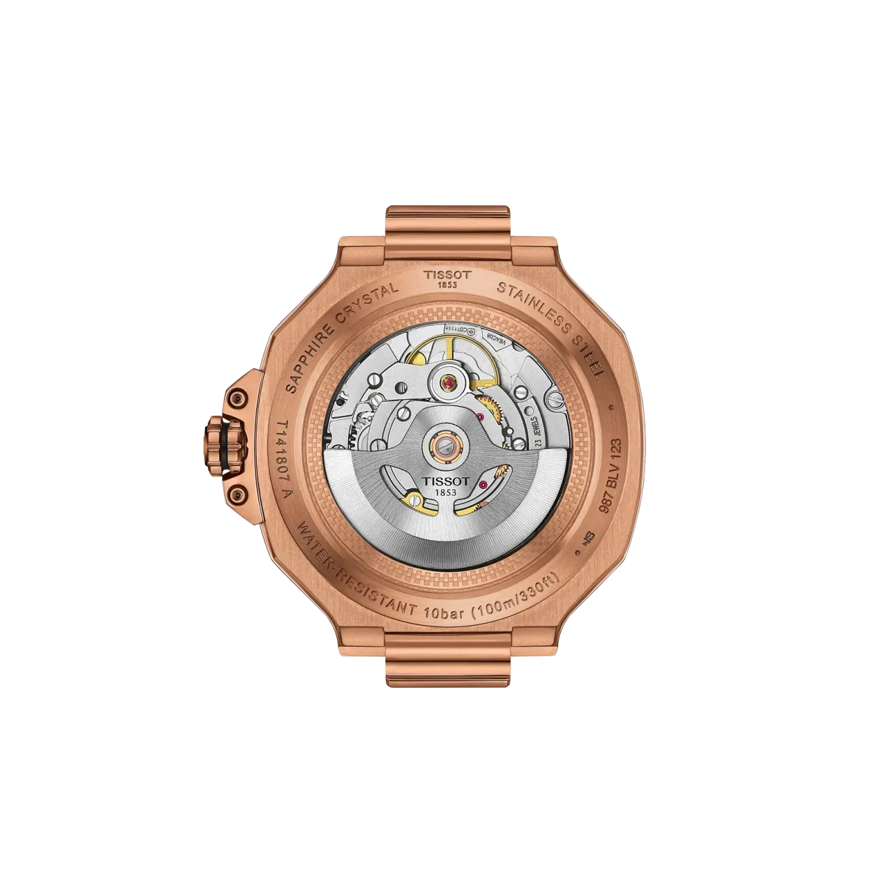 Tissot T-Race 41mm Otomatik Siyah T1418073705100 detay görseli 2