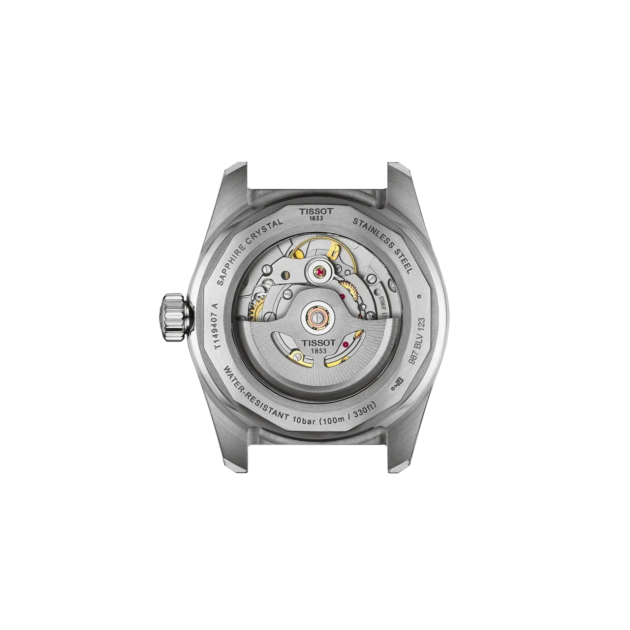 Tissot PR516 38mm Otomatik Siyah T1494071105100 detay görseli 2