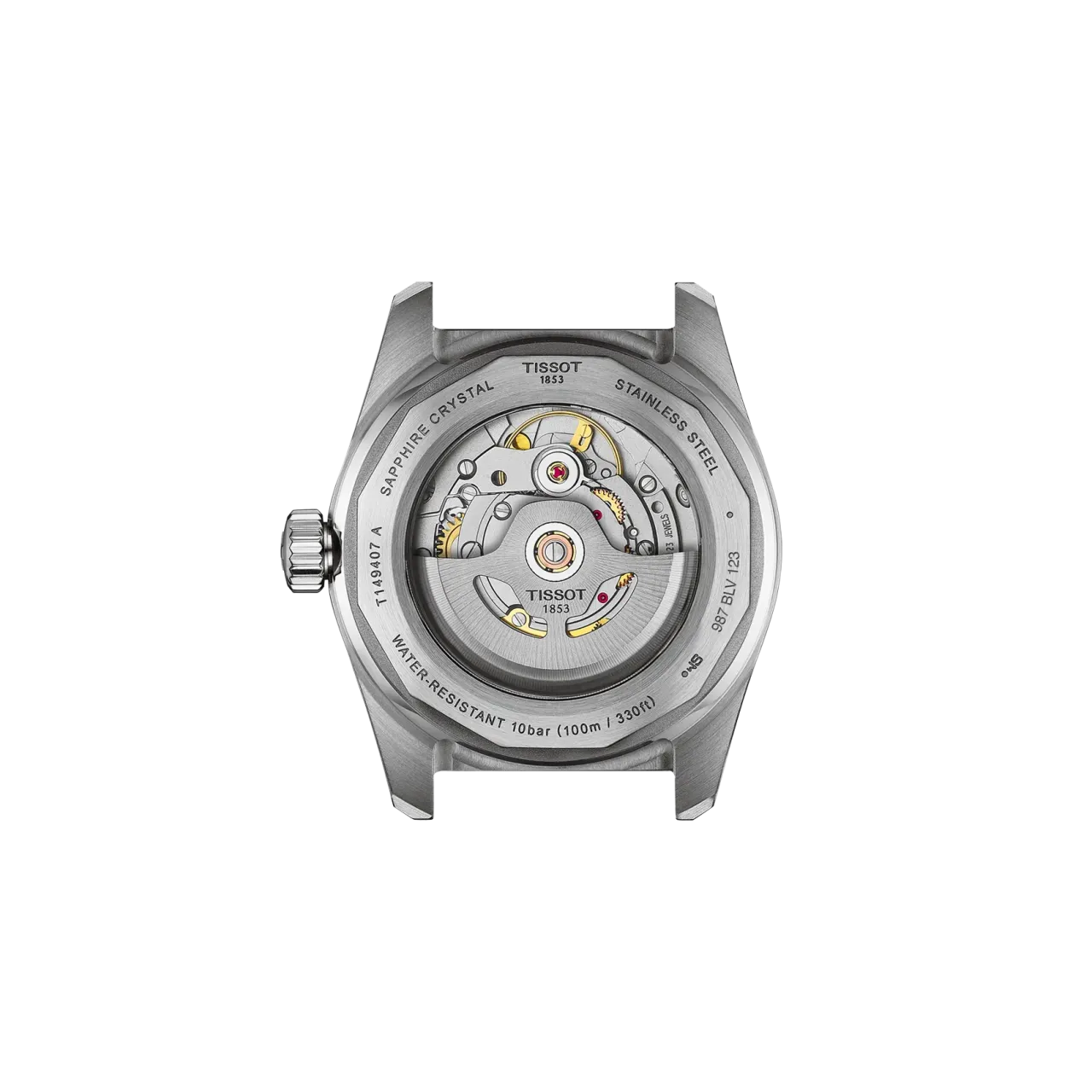 Tissot PR516 38mm Otomatik Siyah T1494071605100 detay görseli 2