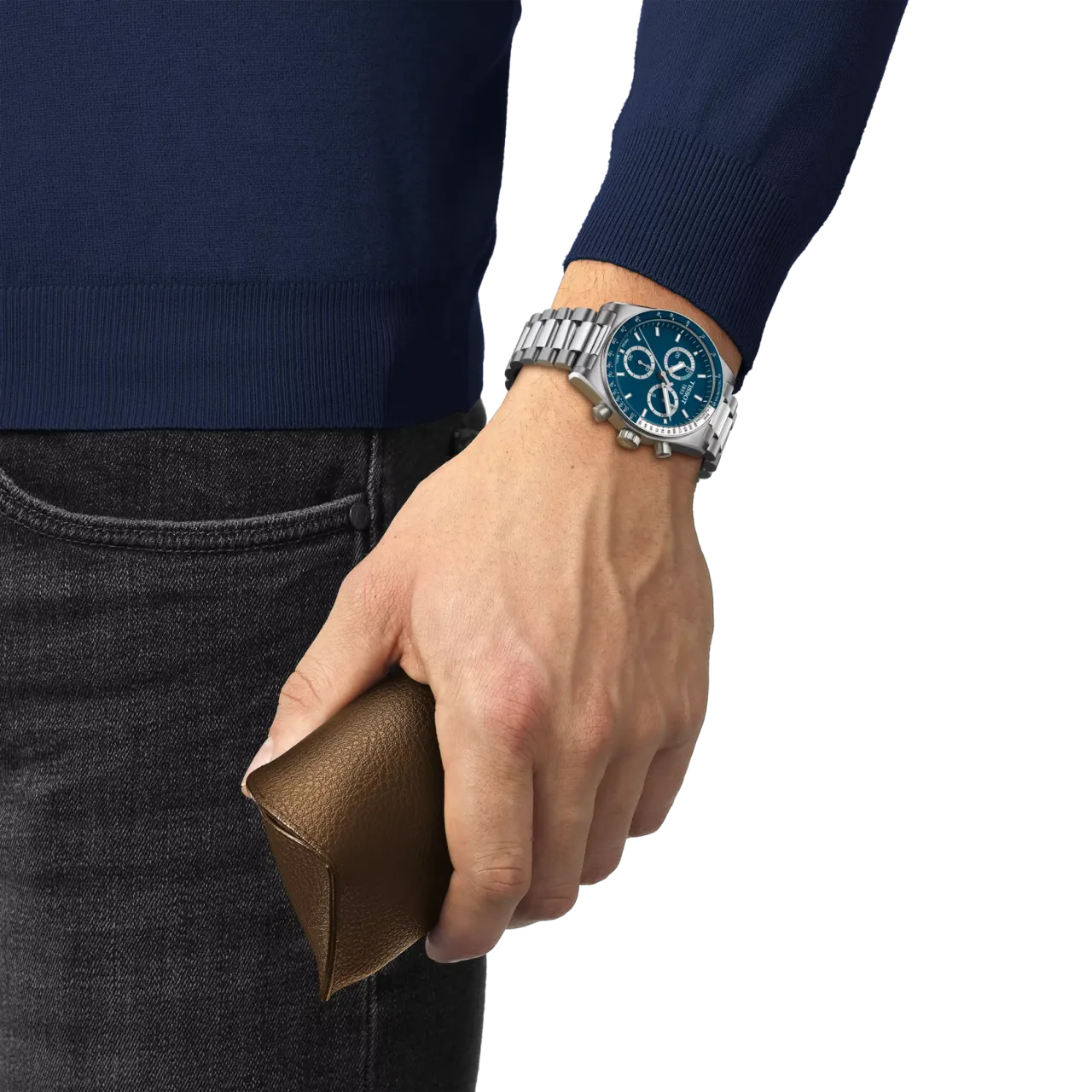 Tissot PR516 40mm Mavi T1494171104100 detay görseli 4
