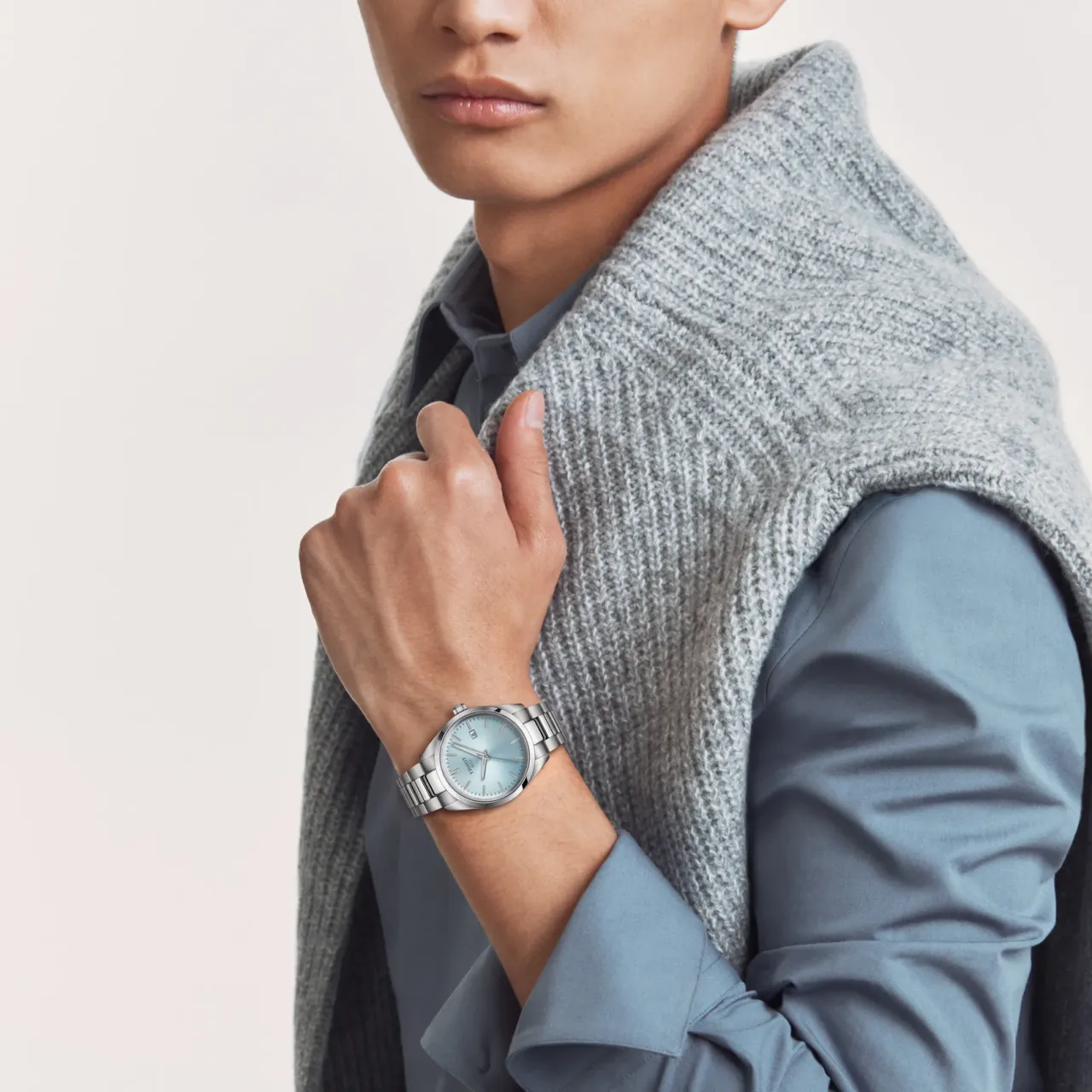 Tissot PR 100 40mm Buz Mavisi T1504101135100 detay görseli 4