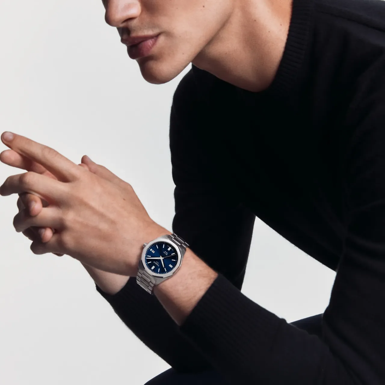 Tissot PRC 100 Solar 39mm Mavi T1514221104100 detay görseli 4