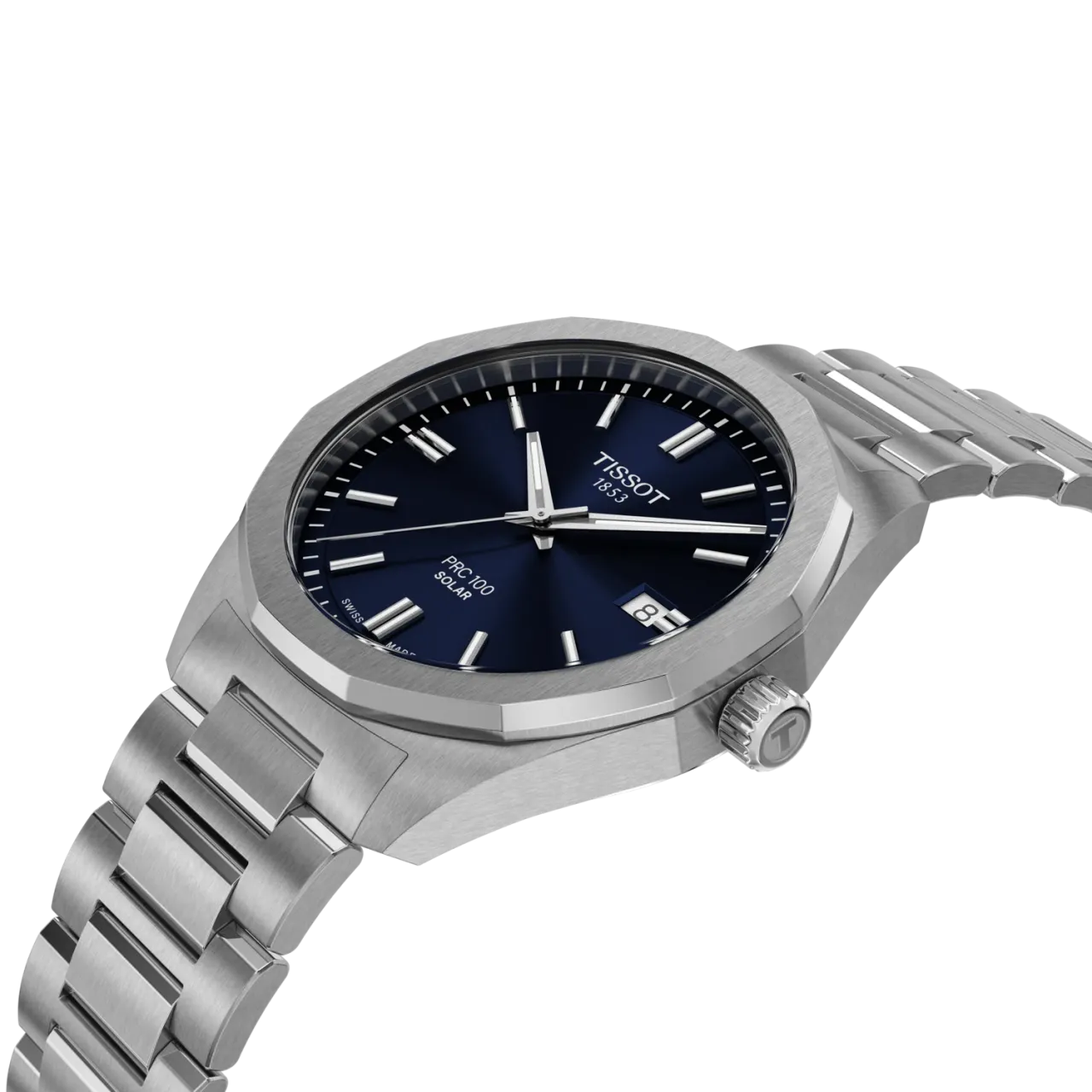 Tissot PRC 100 Solar 39mm Mavi T1514221104100 detay görseli 5