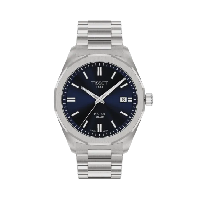 Beğenmek için çift tıkla Tissot PRC 100 Solar 39mm Mavi T1514221104100 Görsel 1