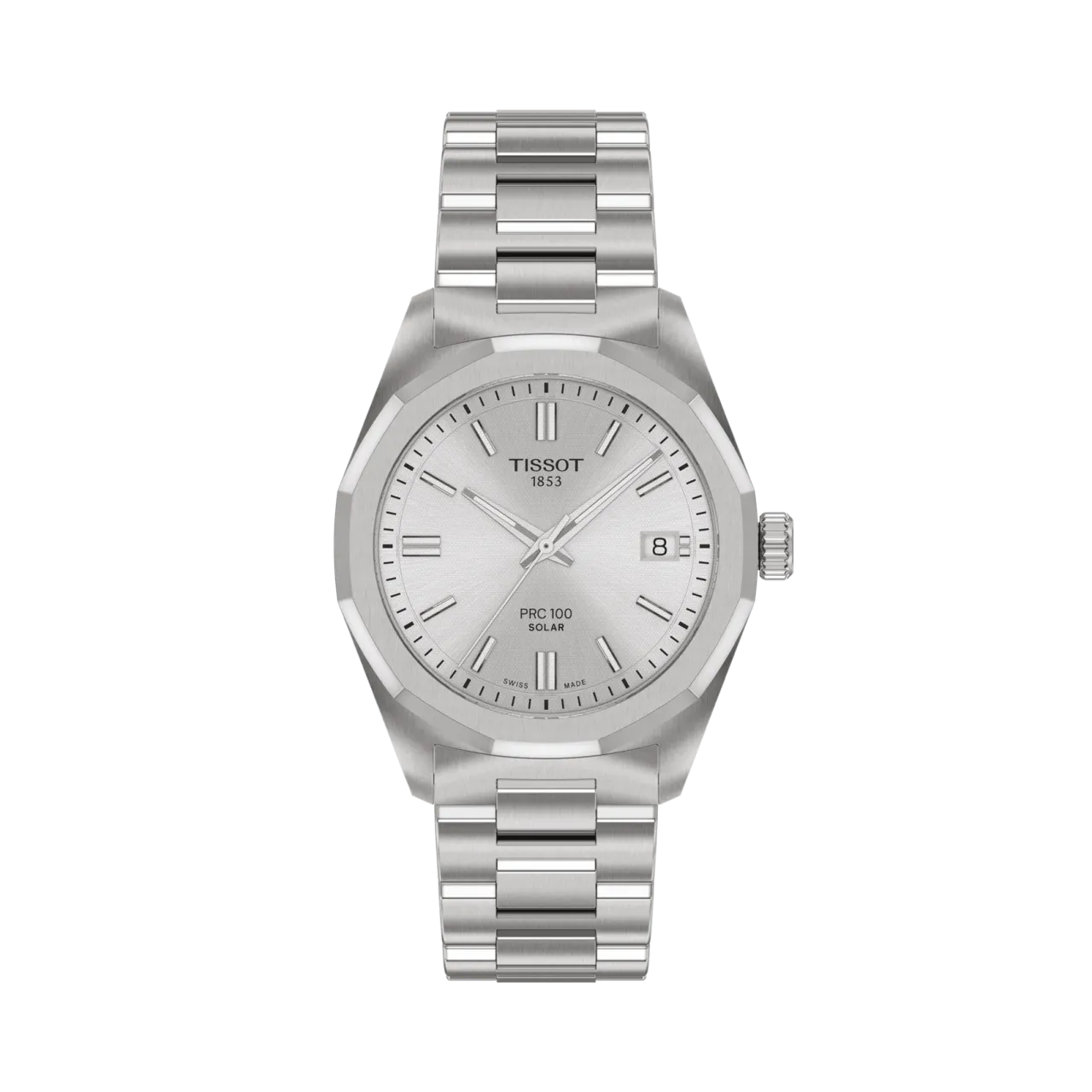 Tissot PRC 100 Solar 34mm Gümüş T1518221103100