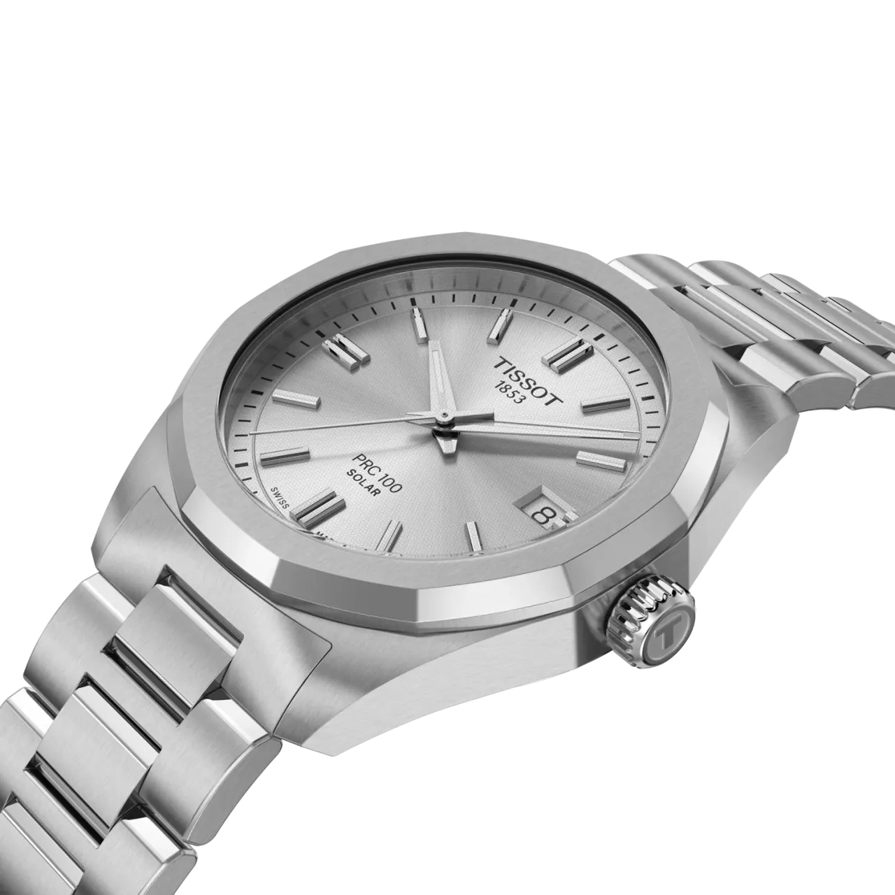 Tissot PRC 100 Solar 34mm Gümüş T1518221103100 detay görseli 4