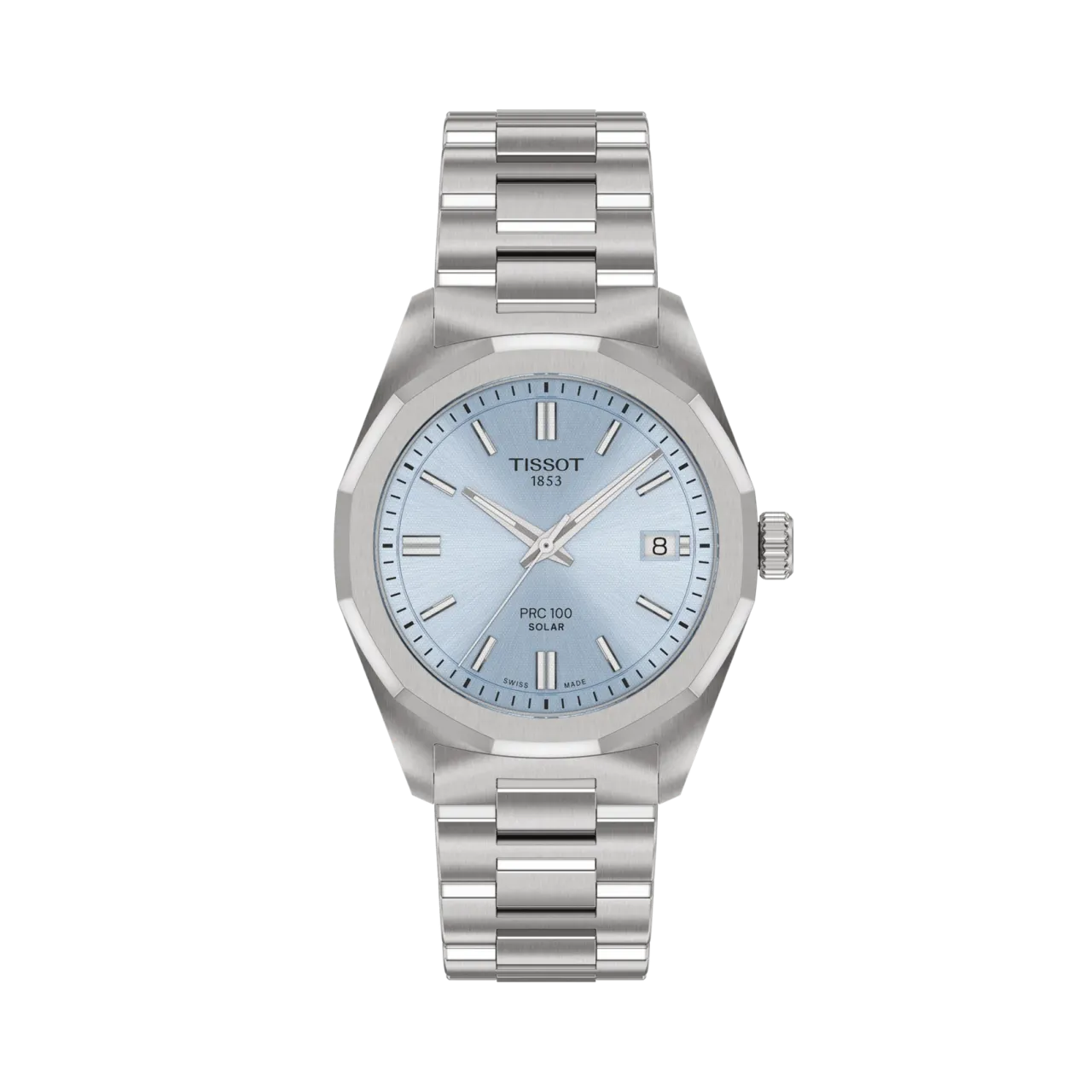 Tissot PRC 100 Solar 34mm Buz Mavisi T1518221135100