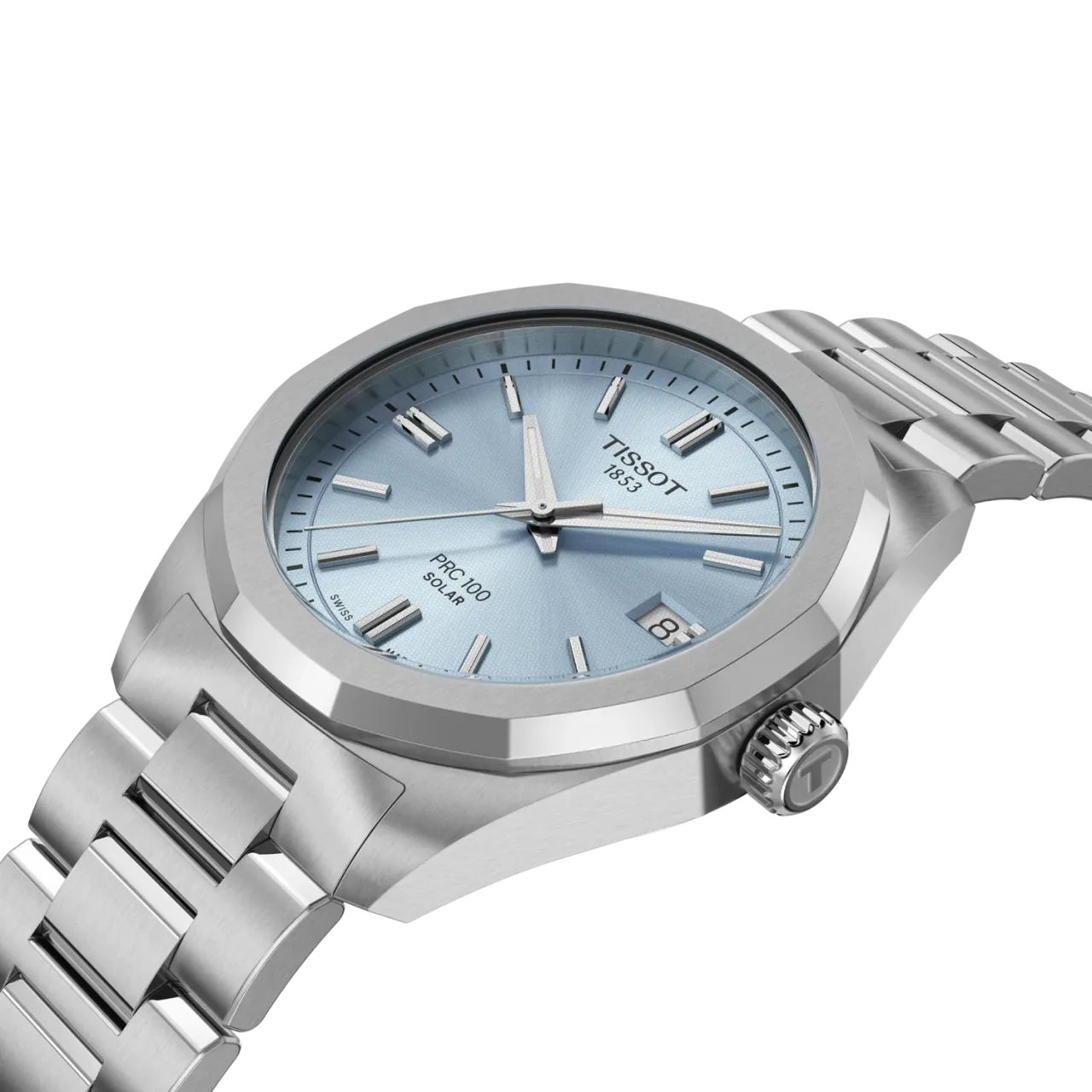 Tissot PRC 100 Solar 34mm Buz Mavisi T1518221135100 detay görseli 4