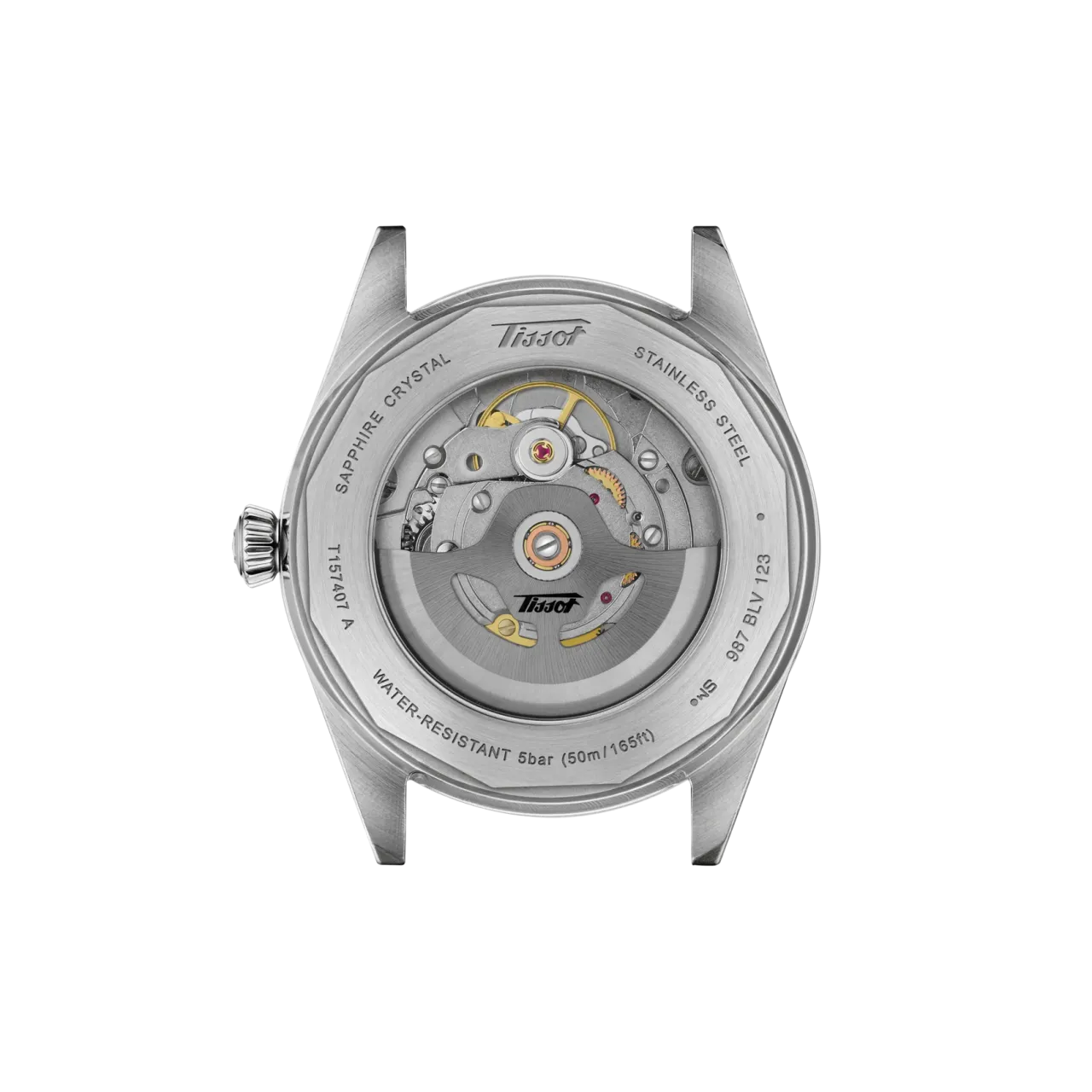 Tissot Visodate 39mm Otomatik Mavi T1574071104100 detay görseli 2