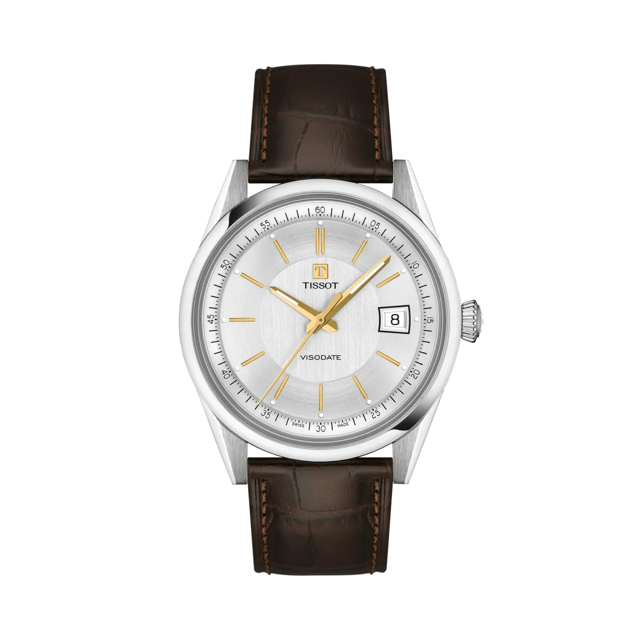 Tissot Visodate 39mm Otomatik Gümüş T1574071603100