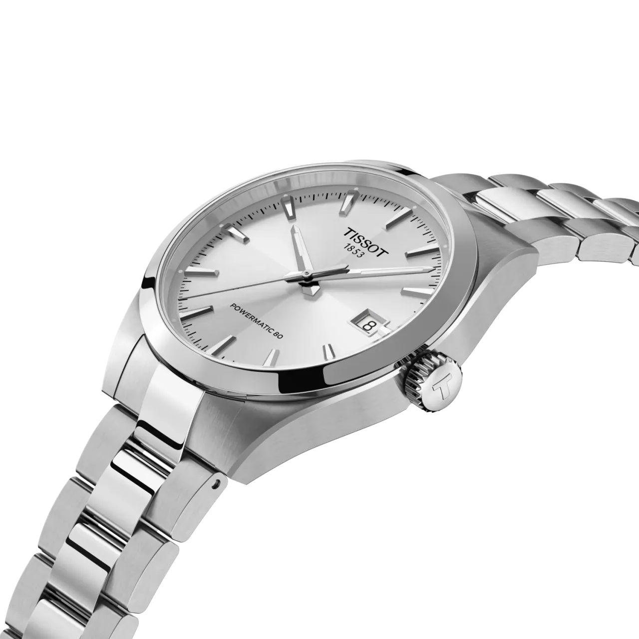 Tissot Gentleman 38mm Otomatik Gümüş T1658071103100 detay görseli 5