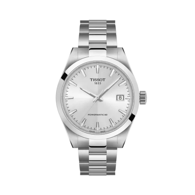 Beğenmek için çift tıkla Tissot Gentleman 38mm Otomatik Gümüş T1658071103100 Görsel 1