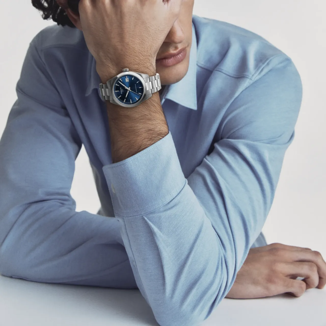 Tissot Gentleman 38mm Otomatik Mavi T1658071104100 detay görseli 4