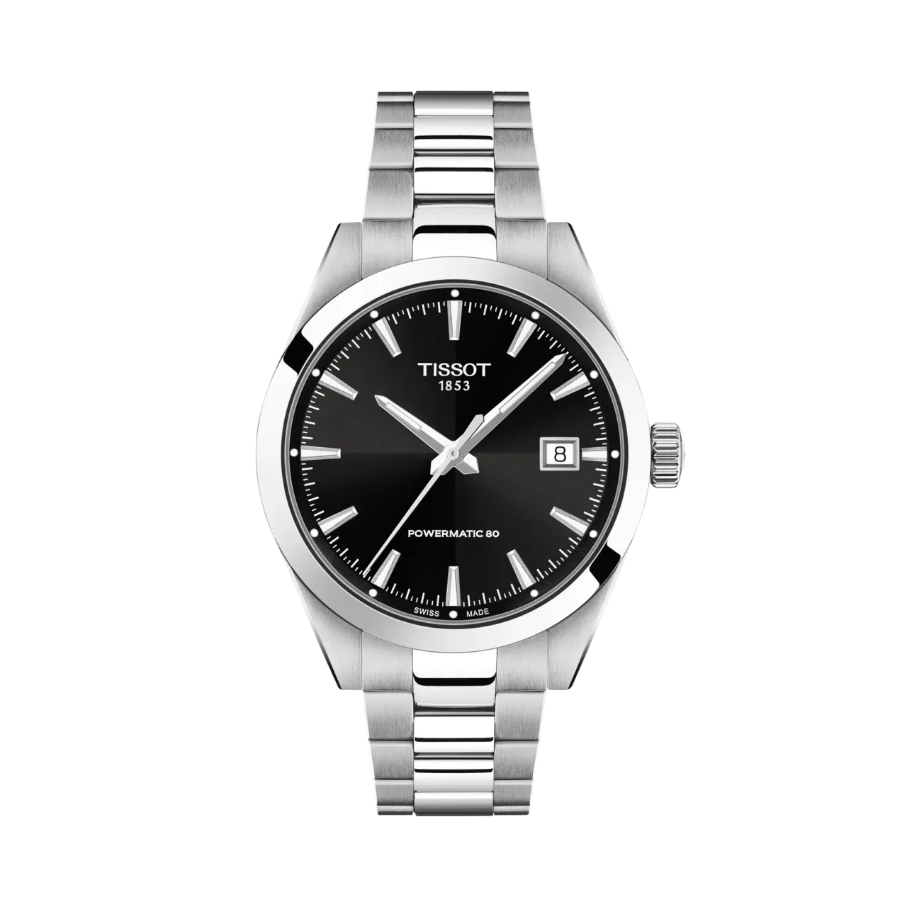 Tissot Gentleman 38mm Otomatik Siyah T1658071105100