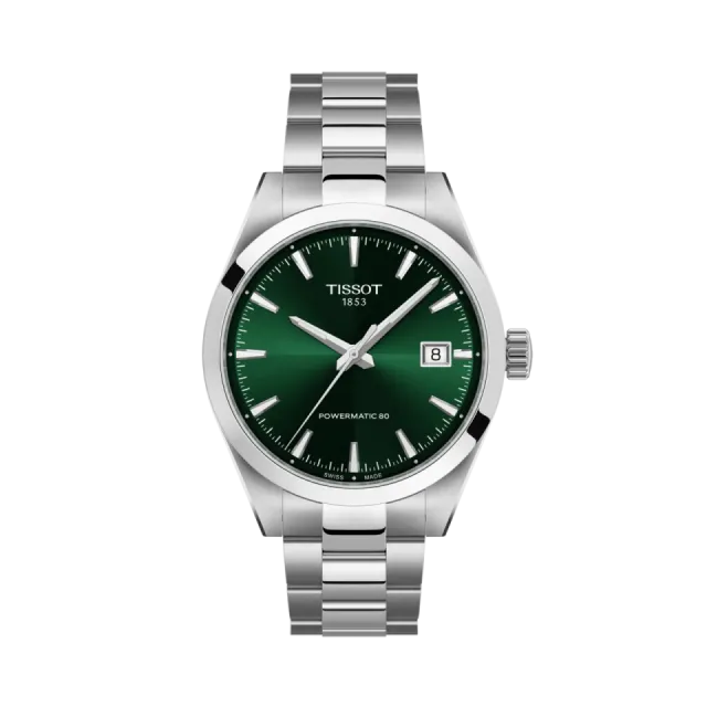 Beğenmek için çift tıkla Tissot Gentleman 38mm Otomatik Yeşil T1658071109100 Görsel 1