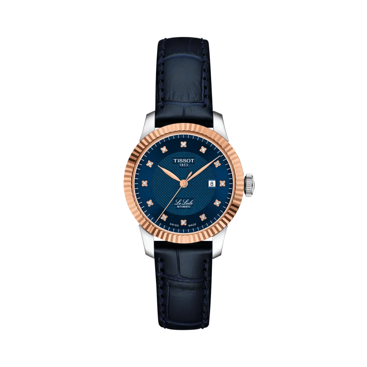 Tissot Le Locle Gold 29mm Mavi Otomatik T9322074604600