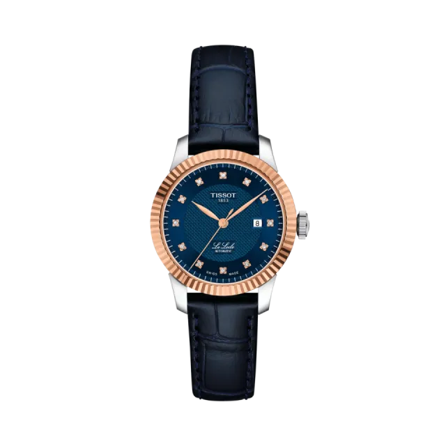 Tissot Le Locle Gold 29mm Mavi Otomatik T9322074604600 Görsel 1