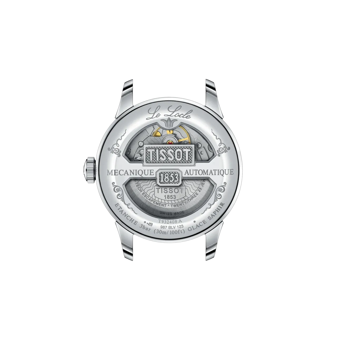 Tissot Le Locle Gold Gümüş Otomatik T9324084103300 detay görseli 2