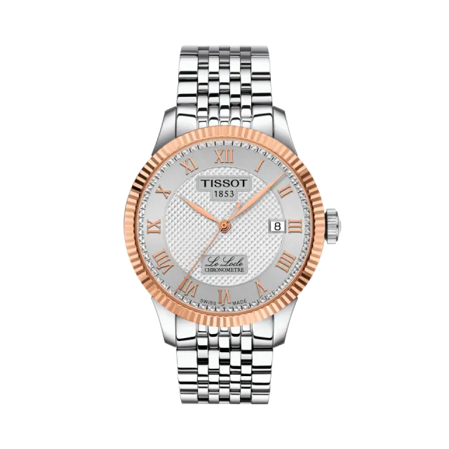 Beğenmek için çift tıkla Tissot Le Locle Gold Gümüş Otomatik T9324084103300 Görsel 1