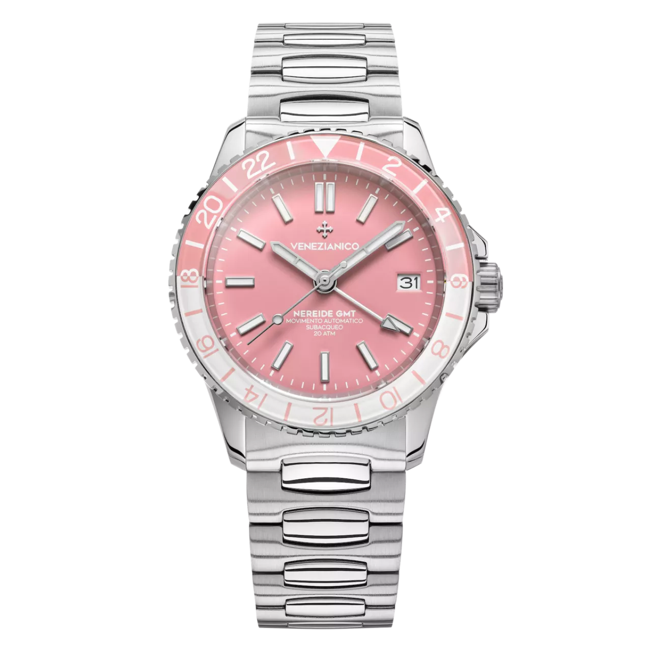 Venezianico Nereide GMT Rosa 3521506C