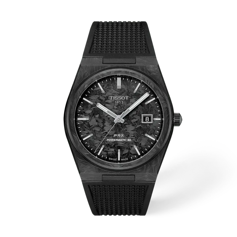 2024 Tissot PRX Powermatic 80 Forged Carbon