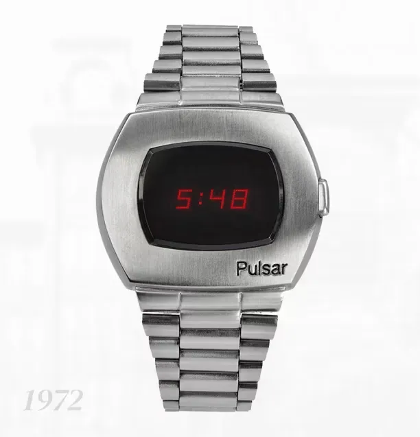 Kırmızı LED ekranlı 1972 Hamilton Pulsar P2