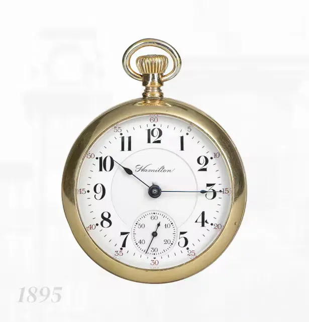 Hamilton Müzesi’ndeki 1895 tarihli Pocket Watch 936