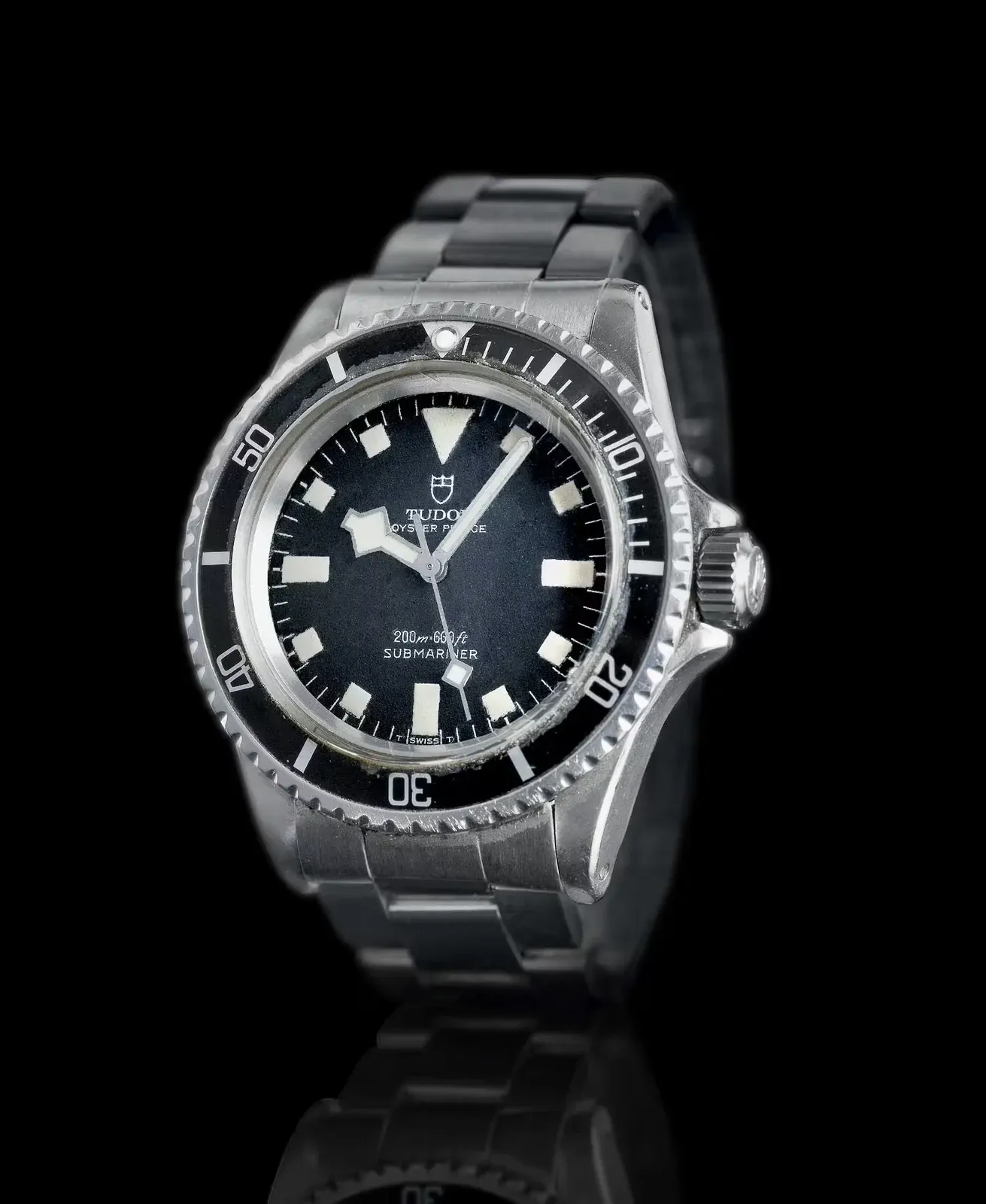 Snowflake ibreli 1969 TUDOR Oyster Prince Submariner 7016