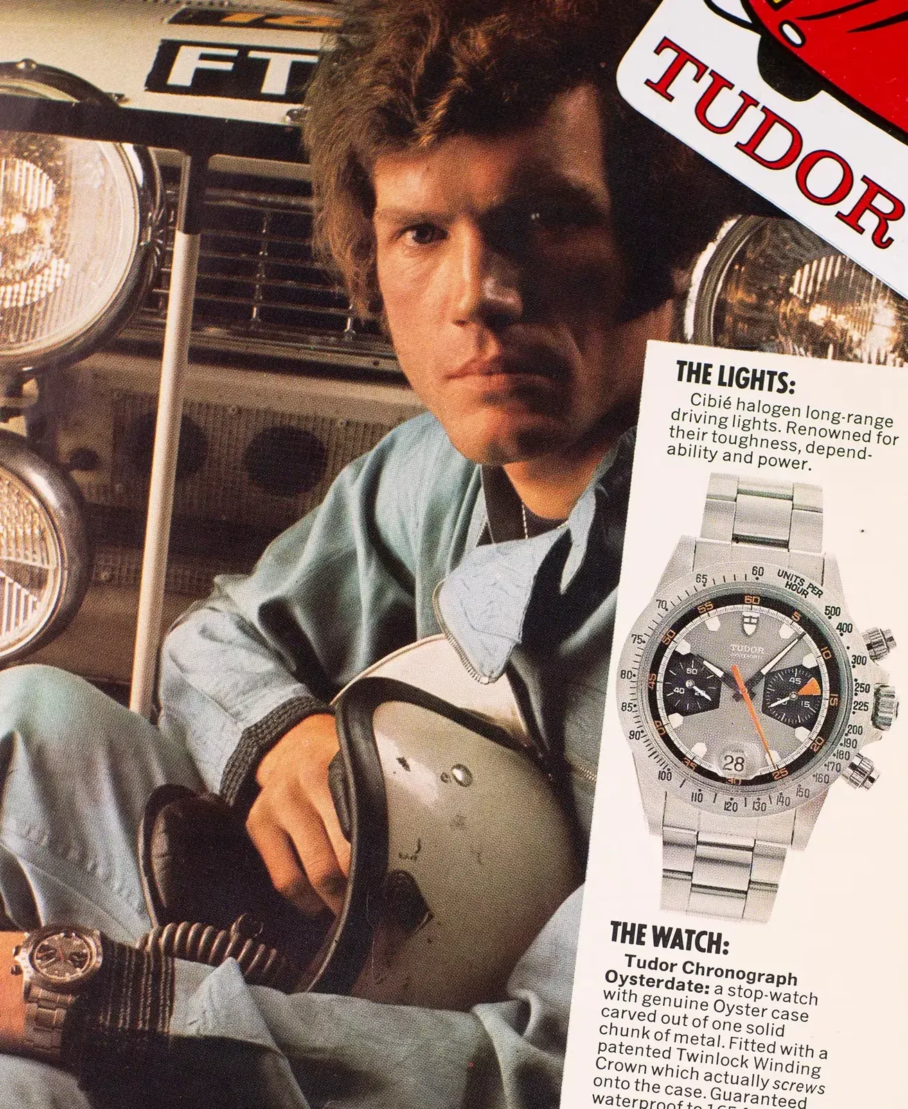1970’in ilk TUDOR Oysterdate kronograf ailesi