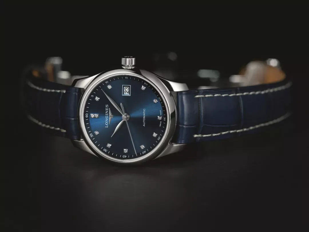 2017 Longines Master Collection güneş ışını mavi kadranlı model