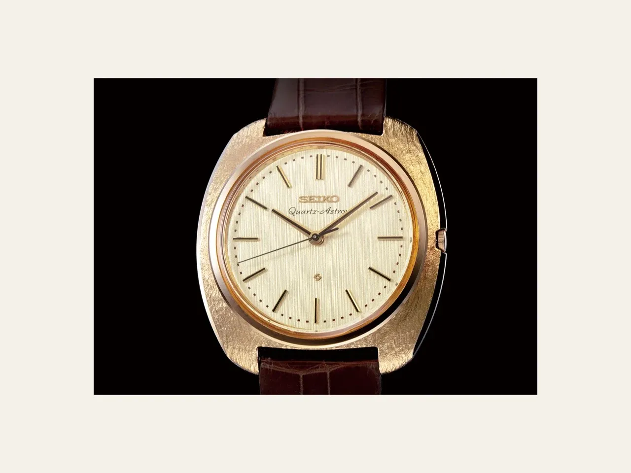 1969 Seiko Quartz Astron 35SQ altın kasalı ilk ticari quartz kol saati