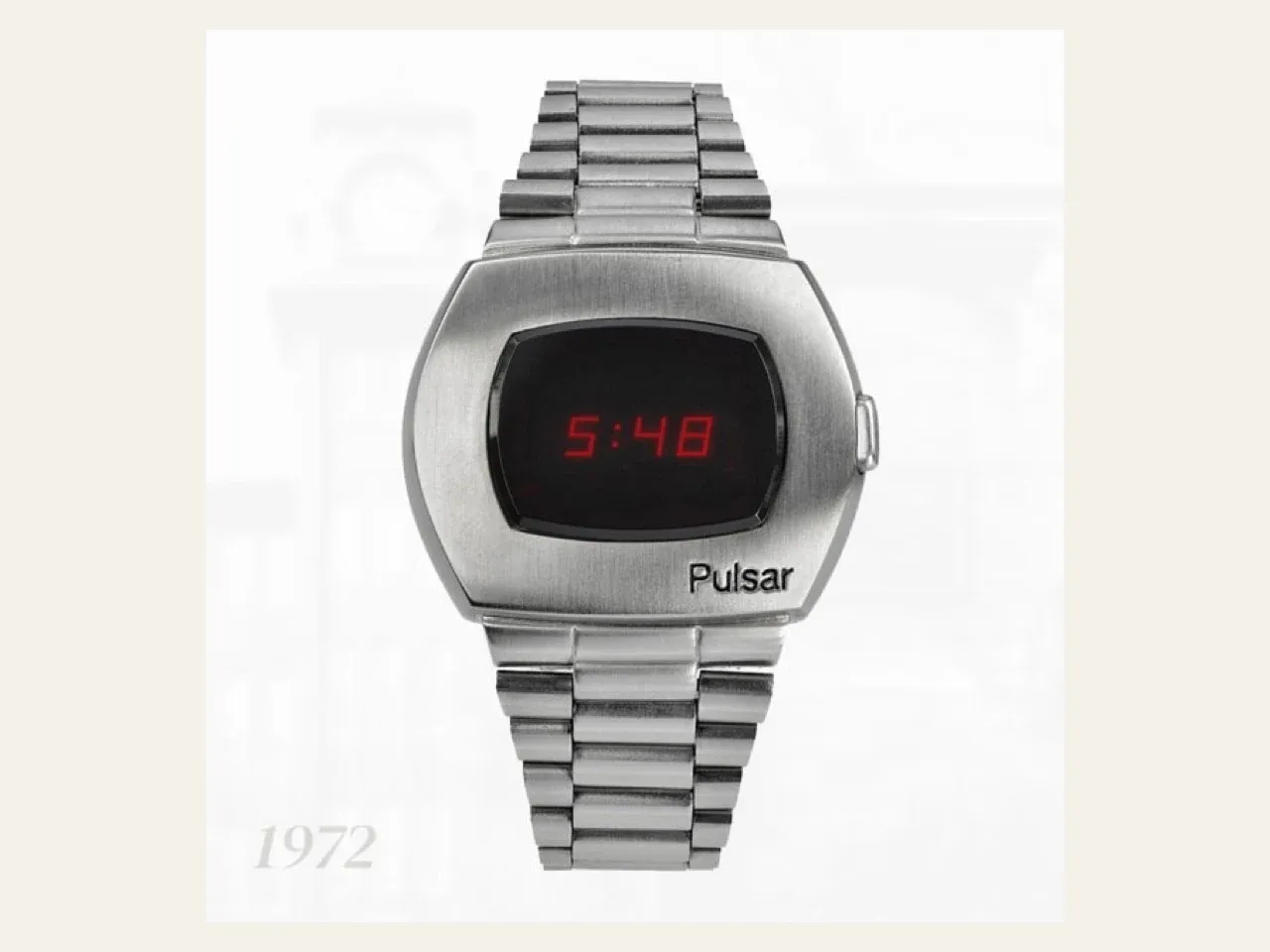 1972 Hamilton Pulsar P2 kırmızı LED ekranlı dijital kol saati