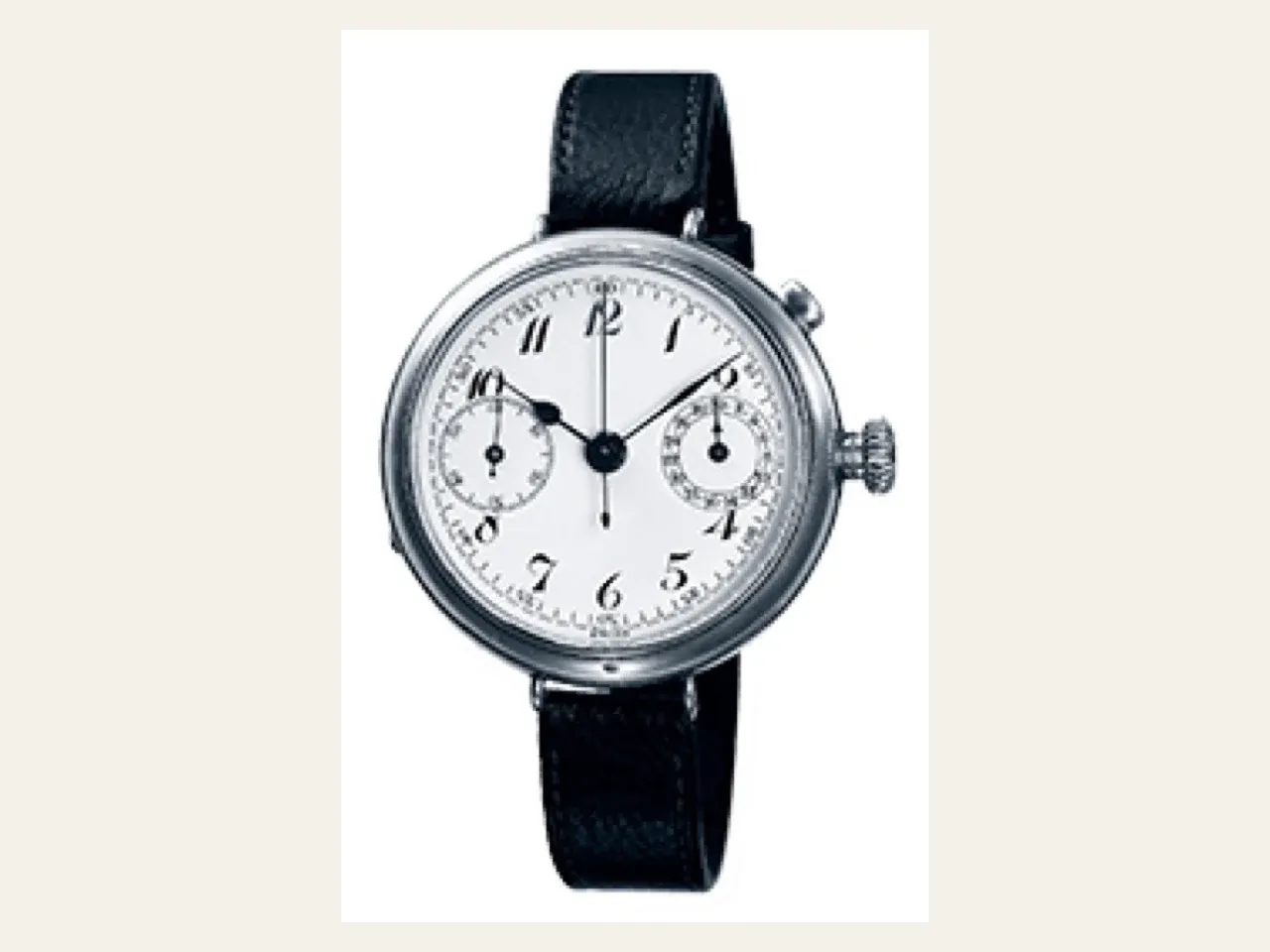 1915 Breitling tek butonlu erken dönem bilek kronografı