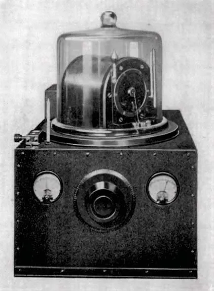1927 Marrison quartz saatinin kristal osilatör düzeneği