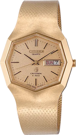 1975 Citizen Crystron Mega yüksek hassasiyetli quartz saat