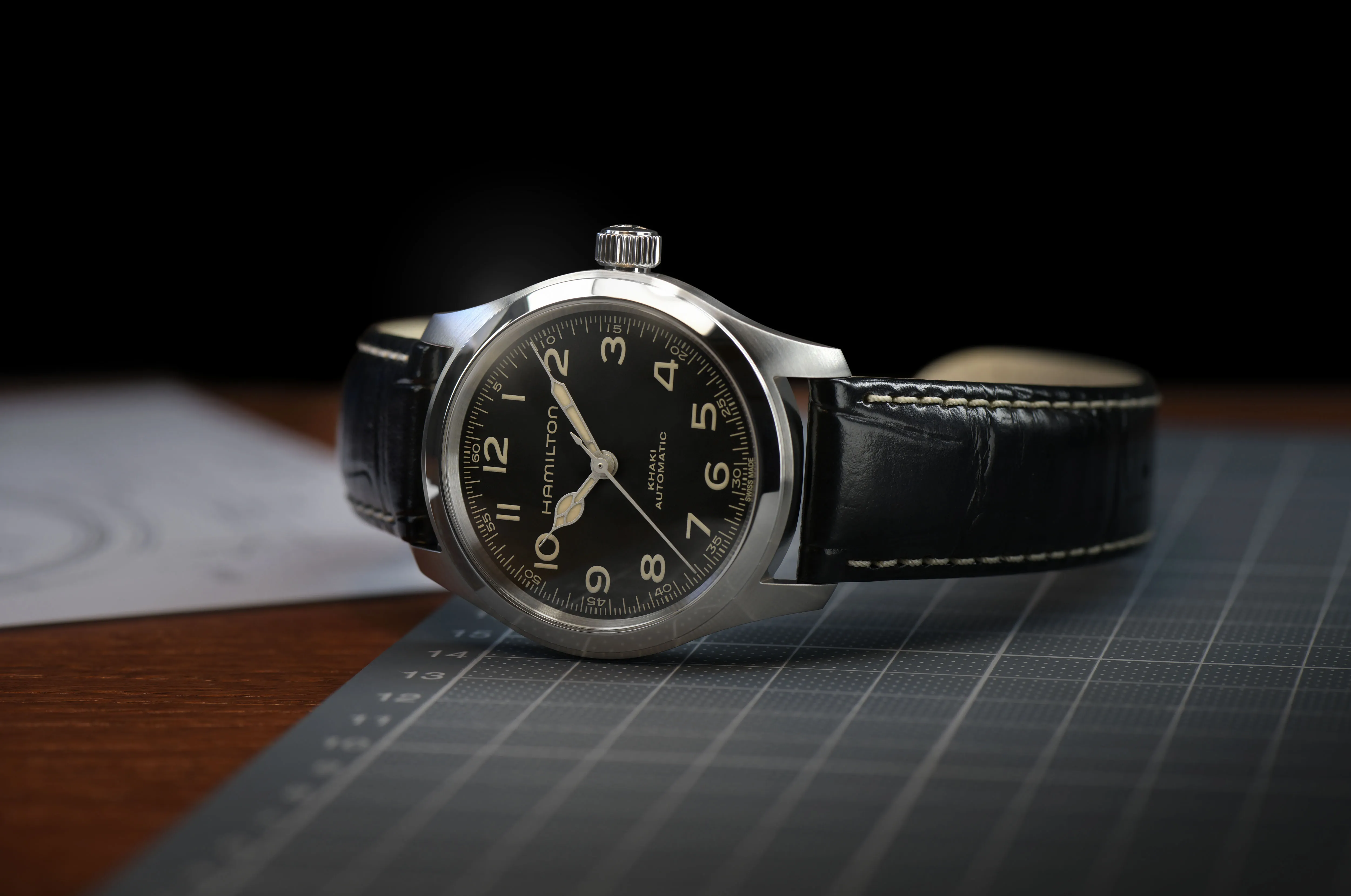2022 Hamilton Khaki Field Murph 38 mm resmî lansman görseli