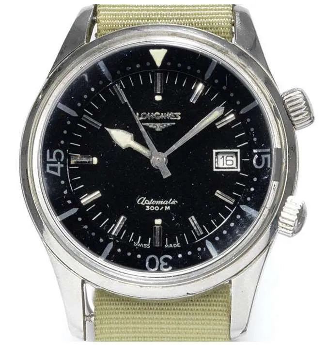 1971 1972 Royal Australian Navy için Longines Super-Compressor dalış saati