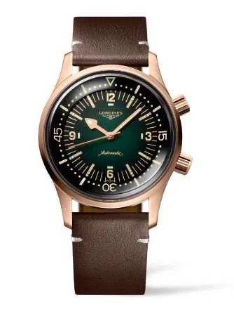 2017 bronz kasa Longines Legend Diver L3.774.1.50.2